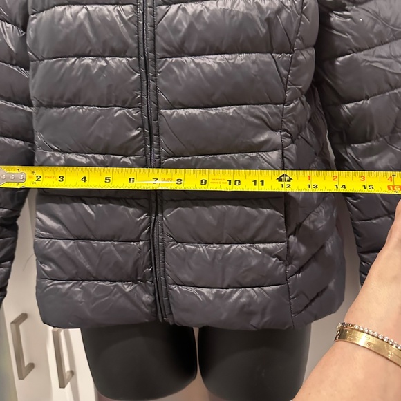 Marie Lund Copenhagen Ultra-Light Down Jacket – Anthracite Gray Sz Small - Picture 13 of 16